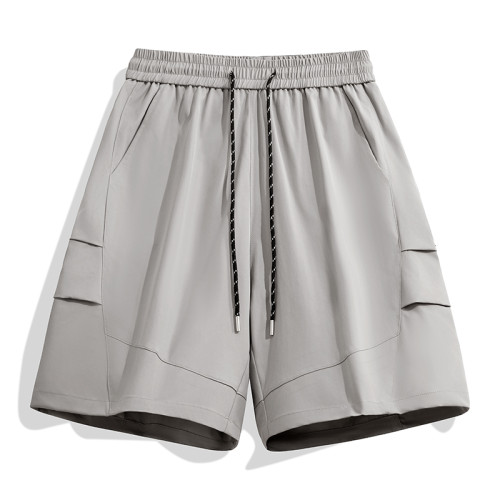 WASSUP NURAYA美式速乾短褲男夏季寬鬆薄款戶外休閒五分沙灘中褲