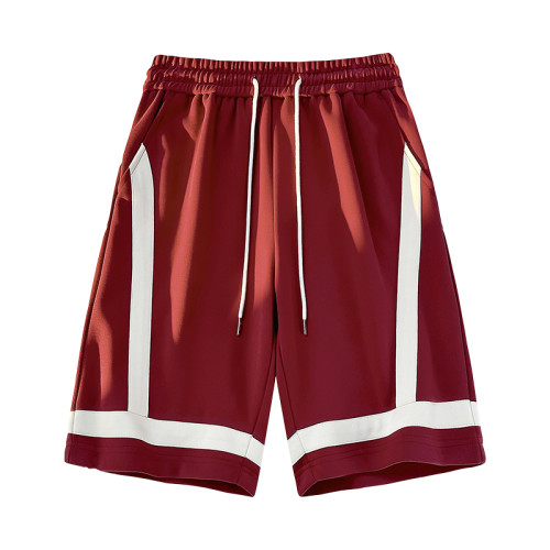 WASSUP NURAYA美式籃球運動短褲男士夏季寬鬆直筒休閒沙灘五分褲