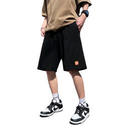 WASSUP NURAYA潮牌男士針織休閒褲子五分籃球短褲男運動寬鬆夏季