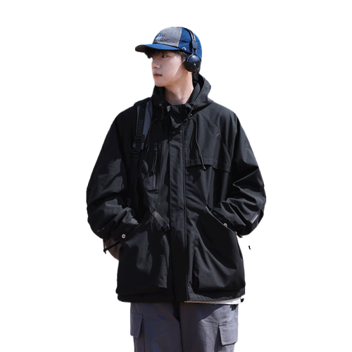 WASSUP NURAYA工裝痞帥夾克男士休閒時尚沖鋒衣戶外登山情侶外套