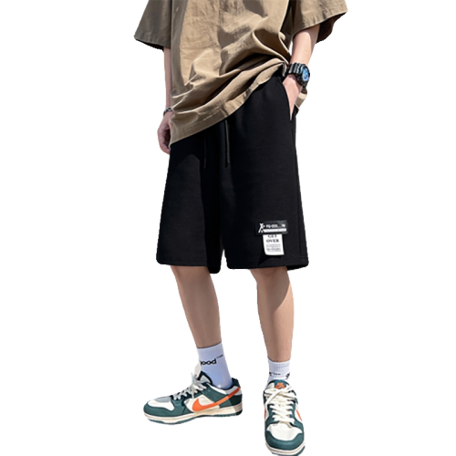 WASSUP NURAYA夏季新款時尚百搭短褲透氣寬松運動休閒五分褲子男