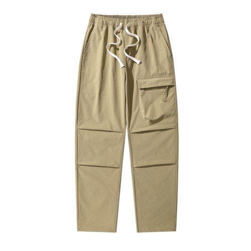 WASSUP Nuraya潮牌春秋褲子男工裝褲寬鬆直筒休閒褲濶腿青年長褲