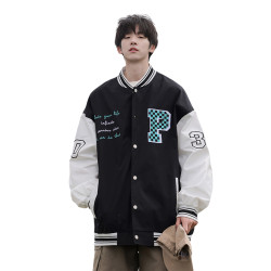 WASSUP NURAYA美式棒球服男士外套春秋2025新款寬松百搭上衣夾克