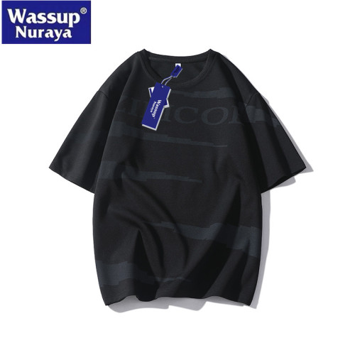 WASSUP Nuraya潮牌7A抗菌冰絲短袖t恤男士夏季涼感透氣半袖上衣服