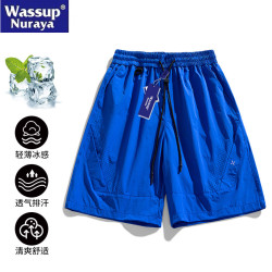 WASSUP Nuraya潮牌速乾短褲男士夏季工裝運動褲寬鬆休閒五分褲子