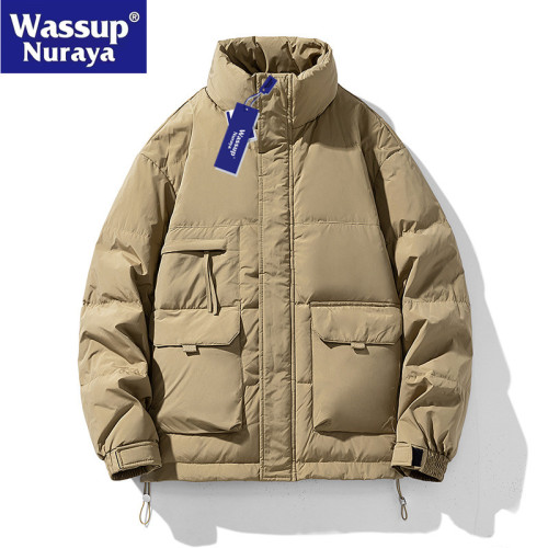 WASSUP Nuraya潮牌立領羽絨棉服男2024新款冬季青年保暖棉衣外套