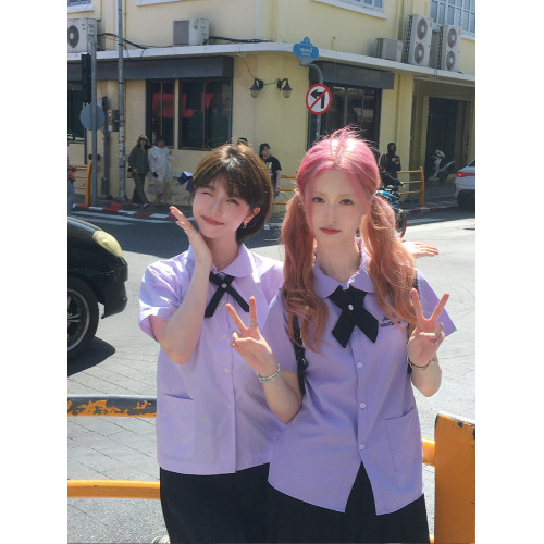 jk製服女學生畢業班服泰國泰式娜諾校服套裝襯衫半身裙學院風春夏