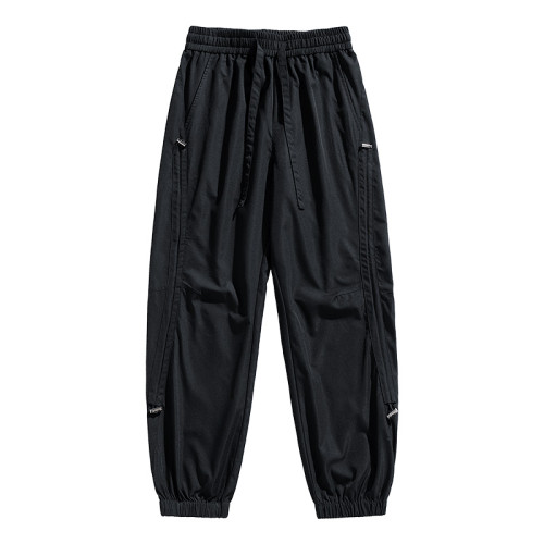 WASSUP NURAYA山系戶外機能風束腳沖鋒褲男潮復古寬鬆百搭運動褲