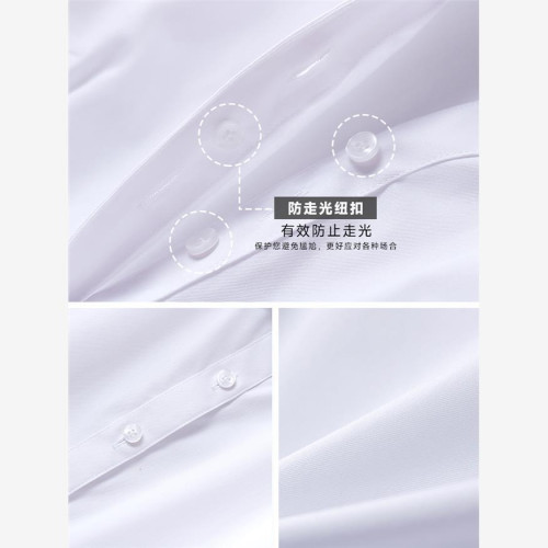 v領白色襯衫女夏季正裝棉布職業套裝辦公行政修身短袖襯衣工作服