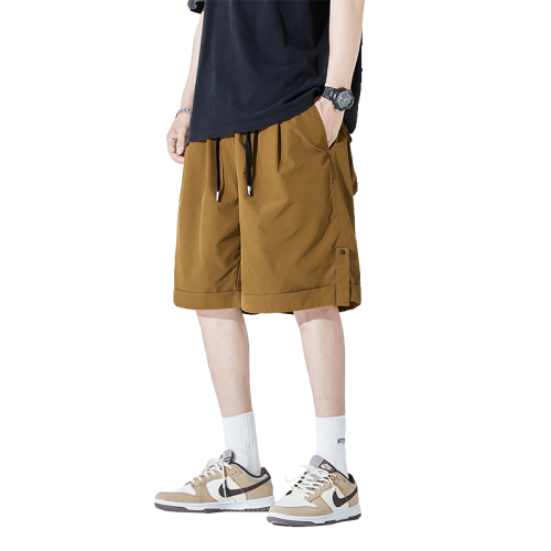 WASSUP NURAYA寬松五分褲男夏美式大碼運動沙灘輕薄速乾休閒短褲