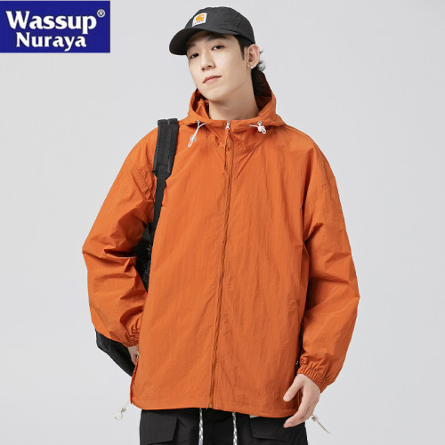 WASSUP NURAYA冰絲防曬衣男2025夏季防紫外線戶外薄防曬服外套女