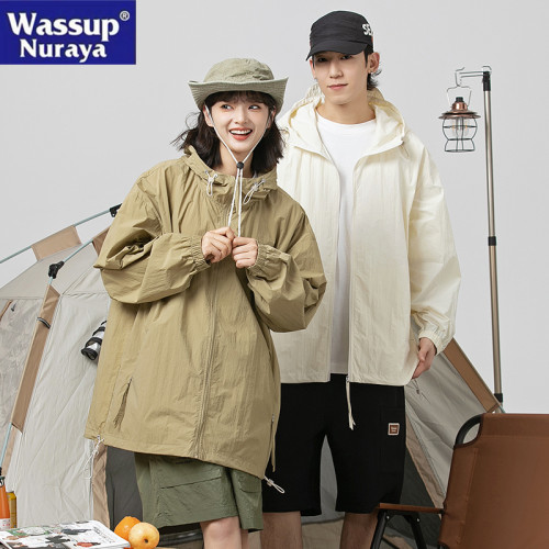 WASSUP NURAYA冰絲防曬衣男2025夏季防紫外線戶外薄防曬服外套女