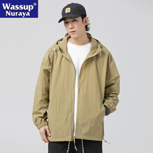 WASSUP NURAYA冰絲防曬衣男2025夏季防紫外線戶外薄防曬服外套女