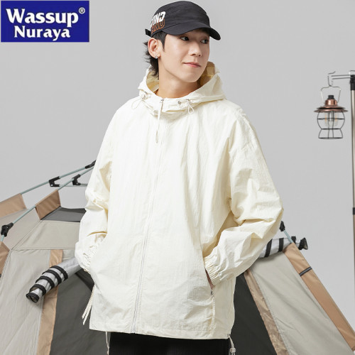 WASSUP NURAYA冰絲防曬衣男2025夏季防紫外線戶外薄防曬服外套女