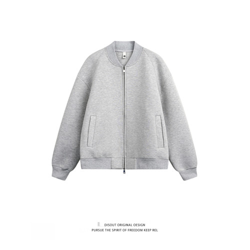 WASSUP Nuraya美式復古cleanfit重工簡約棒球夾克男女寬松外套ins