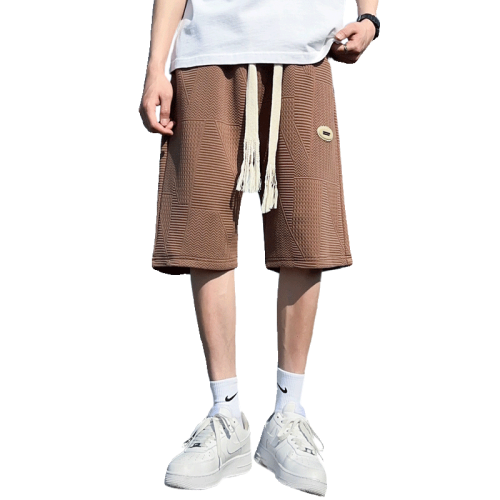 WASSUP NURAYA休閒短褲男夏季速乾五分褲男潮流寬鬆百搭運動中褲