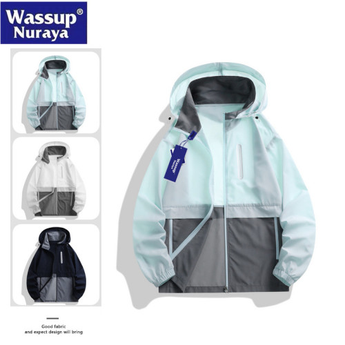 WASSUP Nuraya潮牌涼感防曬服男夏季輕薄2025新款寬松休閒皮膚衣
