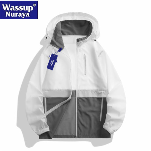 WASSUP Nuraya潮牌涼感防曬服男夏季輕薄2025新款寬松休閒皮膚衣