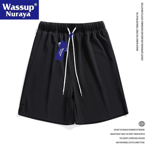 WASSUP Nuraya潮牌籃球褲男夏季美式速乾透氣短褲健身運動五分褲