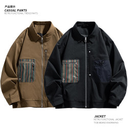 WASSUP Nuraya潮牌山系機能戶外三防沖鋒衣外套男寬鬆工裝夾克男