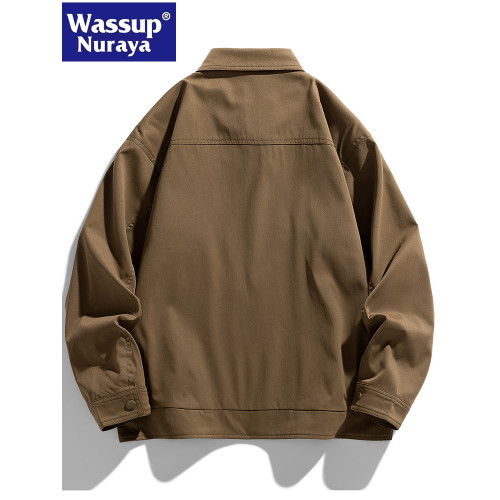 WASSUP Nuraya潮牌山系機能戶外三防沖鋒衣外套男寬鬆工裝夾克男