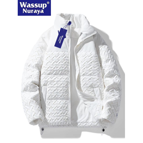 WASSUP Nuraya潮牌新國標90%白鴨絨男士立領羽絨服冬季棉衣外套男