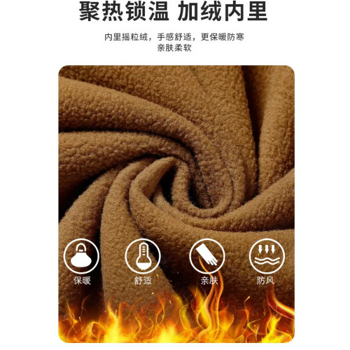 WASSUP NURAYA新款加絨沖鋒衣運動戶外休閒夾克男保暖秋冬外套