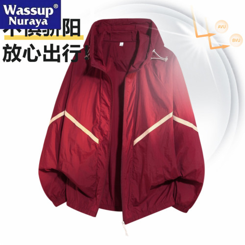 WASSUP Nuraya潮牌防曬衣男女夏季輕薄透氣UPF50+防紫外線皮膚衣