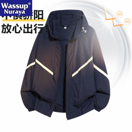 WASSUP Nuraya潮牌防曬衣男女夏季輕薄透氣UPF50+防紫外線皮膚衣