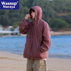 WASSUP NURAYA春夏新款男女同款UPF50+防紫外線時尚寬鬆防曬衣