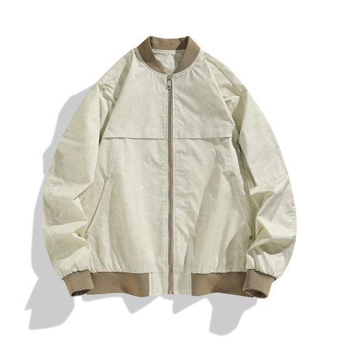 WASSUP Nuraya潮牌美式外套男秋冬季潮流棒球服寬松情侶休閒夾克