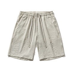 WASSUP Nuraya潮牌夏季運動五分褲男士復古寬鬆百搭濶腿休閒短褲