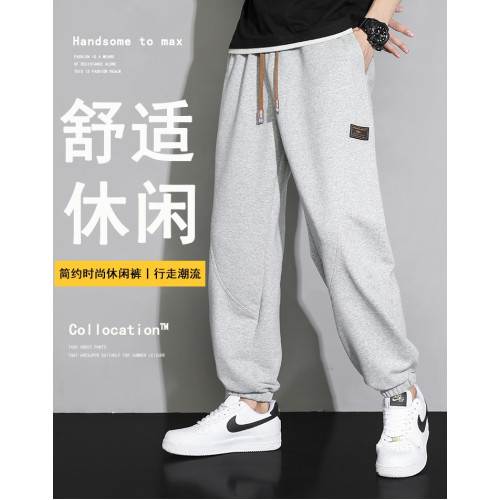 WASSUP Nuraya潮牌休閒衛褲男士春款束腳男款大碼青年學生運動褲