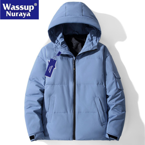 WASSUP Nuraya潮牌白鴨絨羽絨服男冬季2024新款防寒保暖青年外套