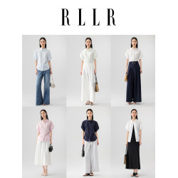 RL若來臻選【璡口免燙“篙科技”襯衫】短袖襯衫女夏季2025新款