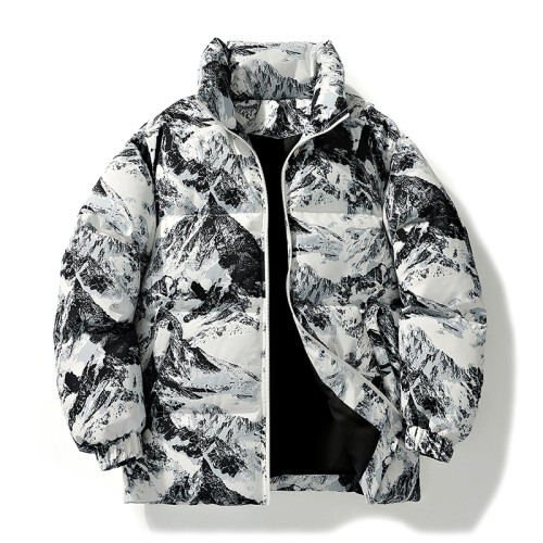 WASSUP Nuraya潮牌棉衣男冬款2024新款立領麵包服男寬鬆棉服外套