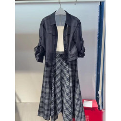 商場同款妮卡伊芙麗25夏新品色百搭微透防曬衣短款襯衫女5210431