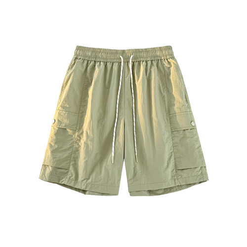 WASSUP NURAYA美式工裝短褲男夏季薄款冰絲透氣速乾工裝五分中褲