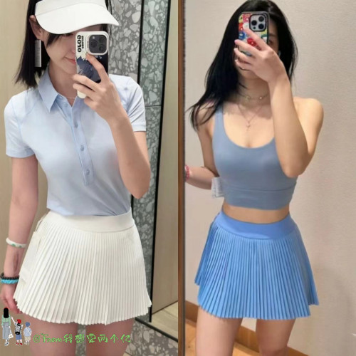 多色/新品~From LL風琴裙運動百褶網球裙Varsty Pleatd短裙子