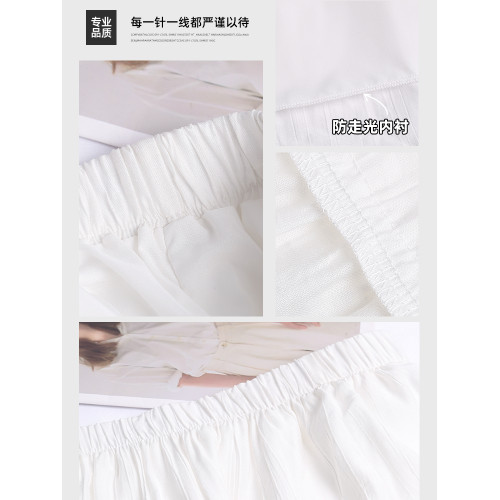 白色蛋糕裙女2025春夏新款中長款高腰a字蓬蓬裙芭蕾小個子半身裙