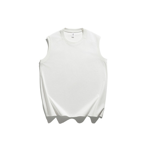 LAZY DAY原創男裝美式純色重磅260g涼感速乾圓領背心男士夏季上衣 LAZY DAY原創男裝美式純色重磅260g涼感速乾圓領背心男士夏季上衣