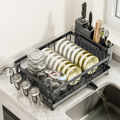 廚房水槽台面碗碟收納架瀝水架廚房置物架家用碗架放碗筷櫃碗盤架 廚房水槽台面碗碟收納架瀝水架廚房置物架家用碗架放碗筷櫃碗盤架