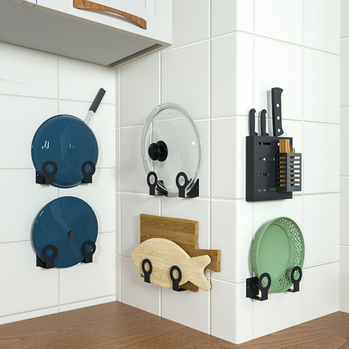 免釘廚房置物架刀架碗碟瀝水架碗盤筷子筒砧板鍋蓋收納架