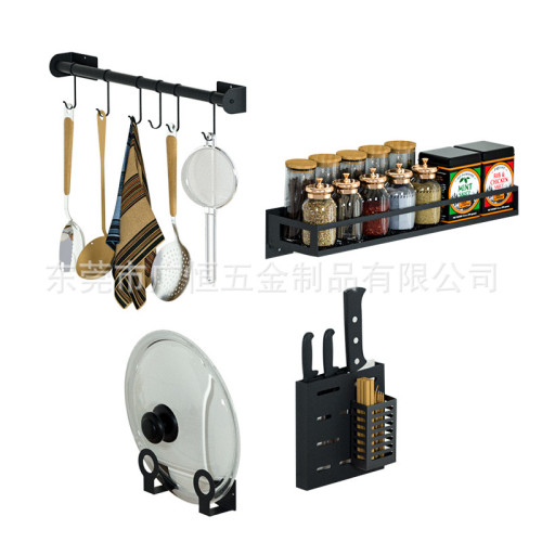 免釘廚房置物架刀架碗碟瀝水架碗盤筷子筒砧板鍋蓋收納架