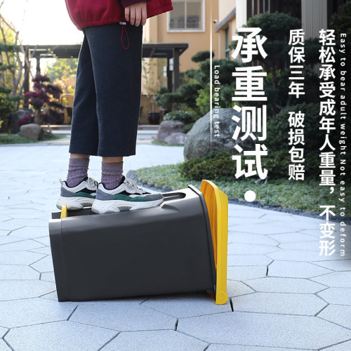 腳踏式垃圾桶50L帶蓋商用垃圾分類大桶80L腳踩塑膠垃圾箱家用