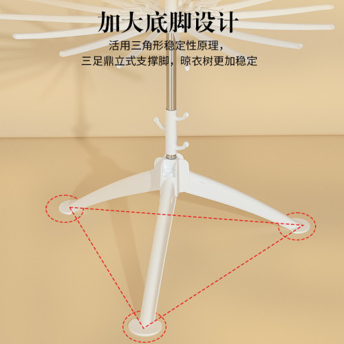 兒童晾衣架落地多層折曡多功能晾曬衣架新生嬰兒衣架寶寶尿布架