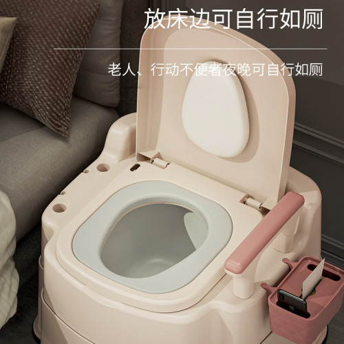 可移動老人坐便器簡易家用室內馬桶可攜式孕婦可攜式坐便椅成人厠所