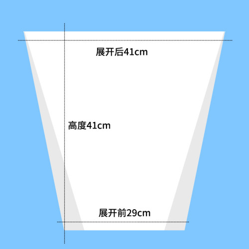 垃圾袋商用賓館專用平口式垃圾袋家用塑膠袋子白色酒店垃圾袋