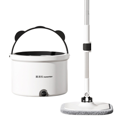 美添樂淨汙分離旋轉拖把帶桶嬾人家用地板拖拖布
