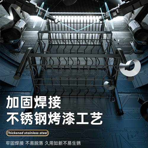 多功能廚房加厚置物架台面碗盤收納架碗碟碗筷滴水架瀝水架放碗架 多功能廚房加厚置物架台面碗盤收納架碗碟碗筷滴水架瀝水架放碗架